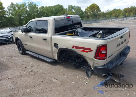 2025 Ram 1500 Rebel 4X4 5'7 Box из США, поврежденный, VIN 1C6SRFLPXSN692033